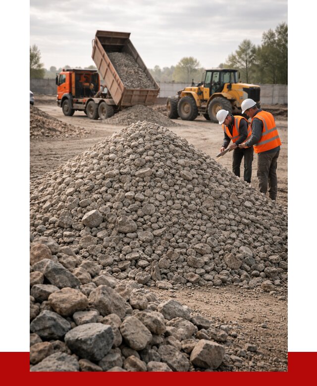 Гранитный щебень фракция 40-70 в Кузнецке от 2606 руб ПРОНЕРУДКнц