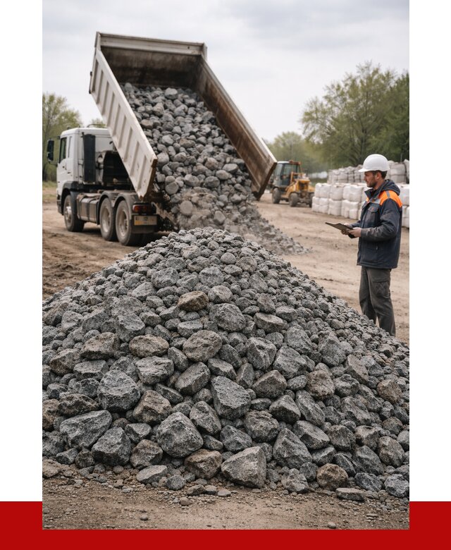 Гранитный щебень фракция 100-200 в Кузнецке от 4378 р. ПРОНЕРУДКнц