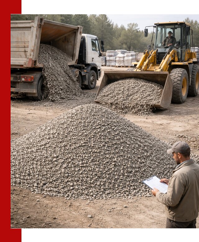 Гравийный щебень фракция 5–10 с доставкой в Кузнецке