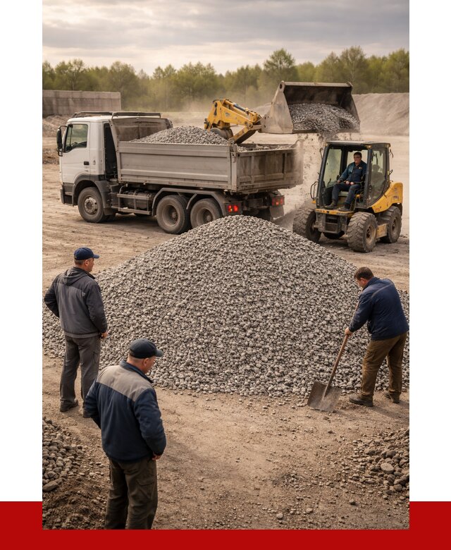 Гравийный щебень фракция 5-20 в Кузнецке от 2502 р. ПРОНЕРУДКнц