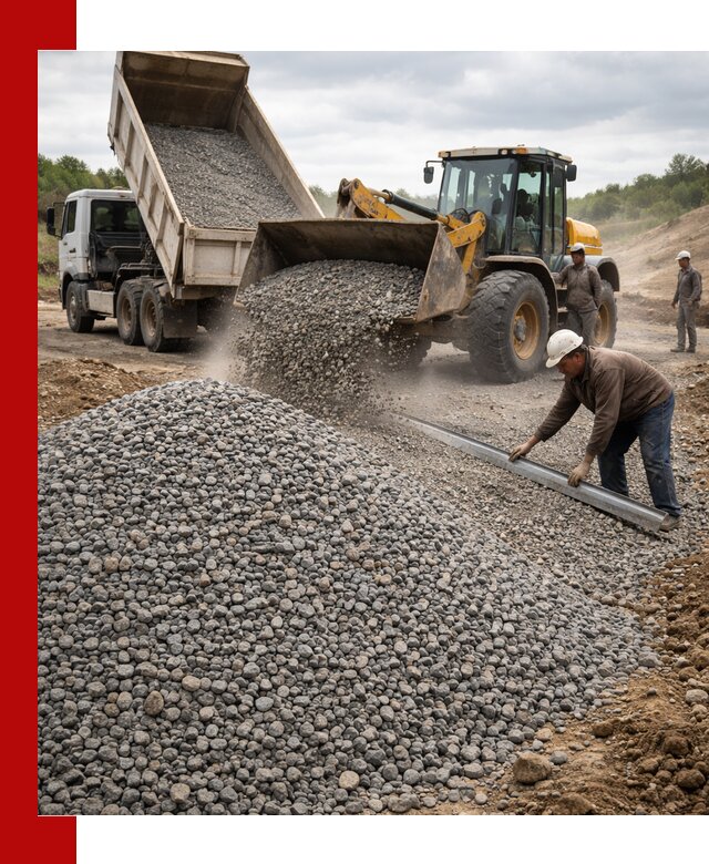 Гравийный щебень фракция 5-20 с доставкой в Кузнецке