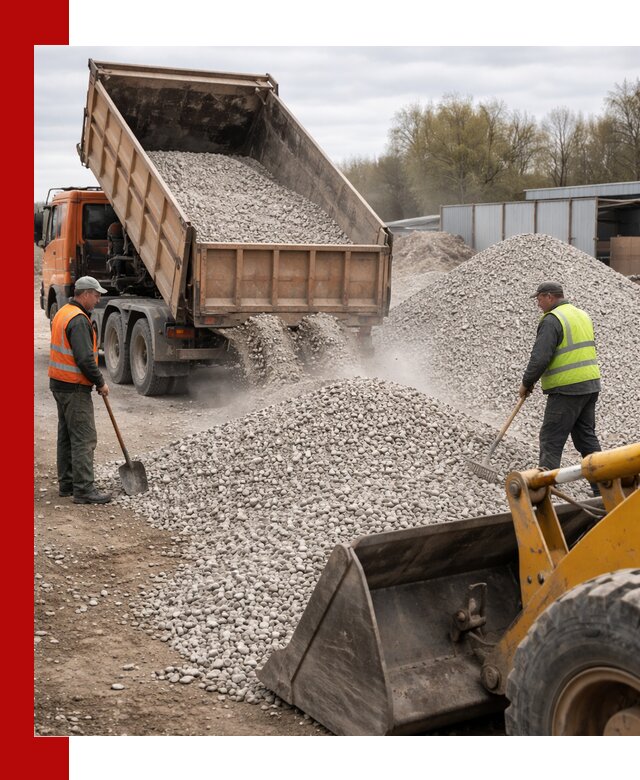 Доломитовый щебень фракции 5-20 с доставкой в Кузнецке