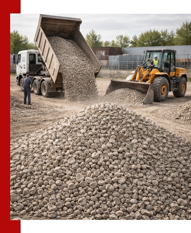 Доломитовый щебень фракции 20–41 с доставкой в Кузнецке