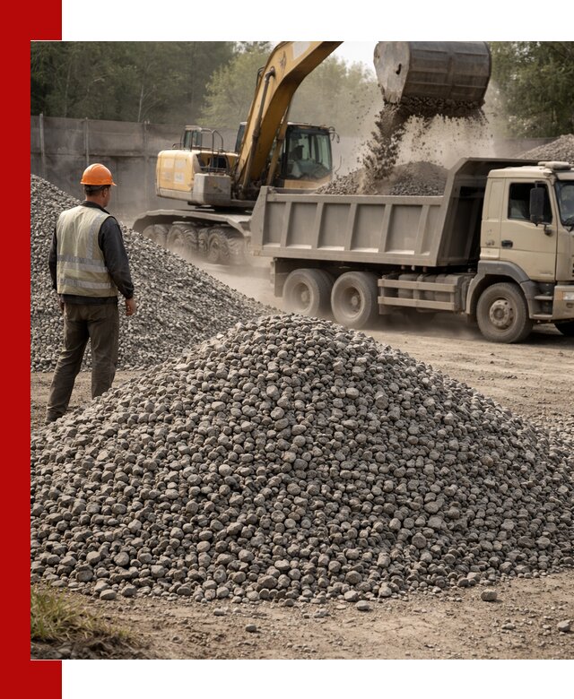 Шлаковый щебень фракция 5-20 с доставкой в Кузнецке