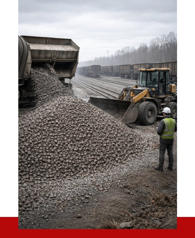 Купить железнодорожный щебень в Кузнецке от 2919 р. | ПРОНЕРУДКнц