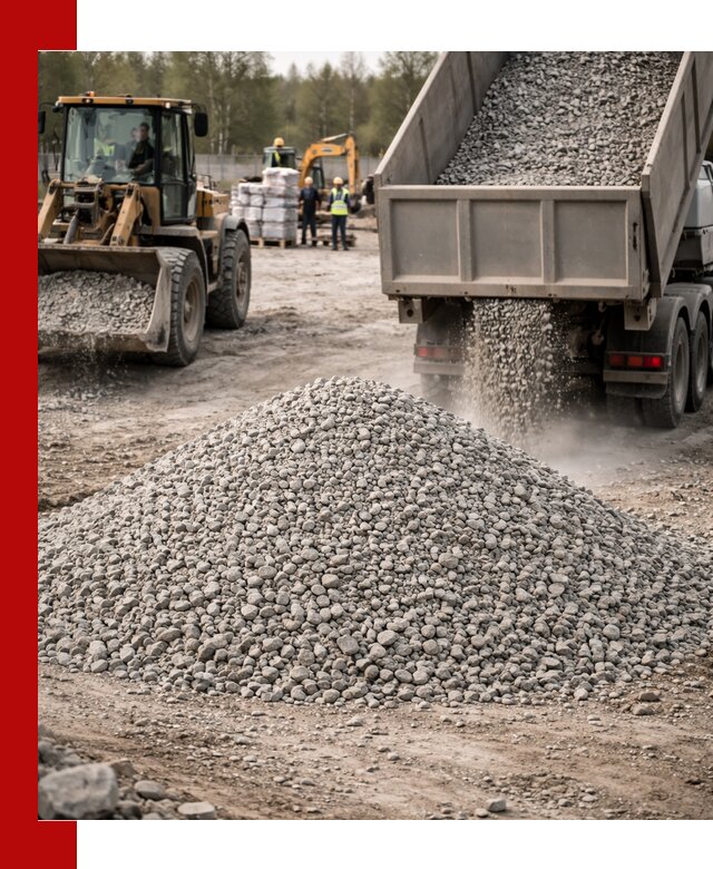 Вторичный щебень фракции 5-20 в Кузнецке — доставка и продажа крупнотоннажно