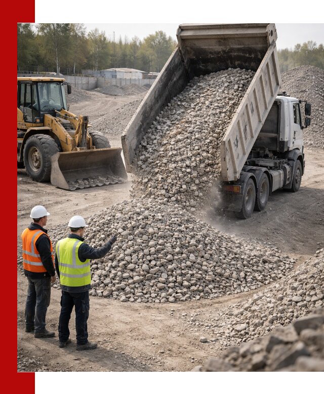 Вторичный щебень фракция 40–70 доставка в Кузнецке