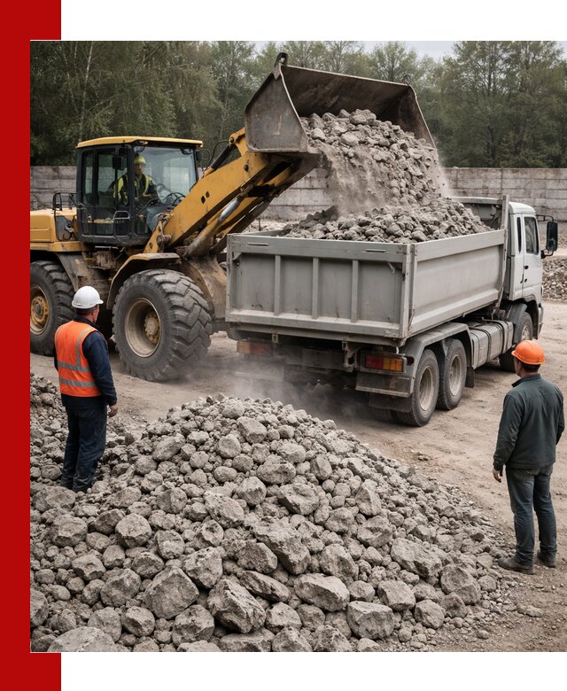 Вторичный щебень фракция 70–150 в Кузнецке с доставкой