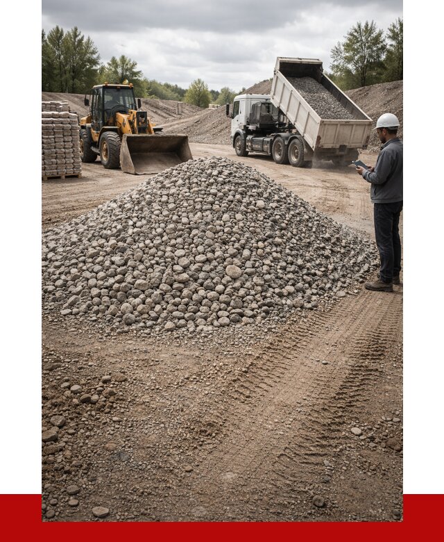Купить бетонный щебень в Кузнецке, от 3336 р. ПРОНЕРУДКнц