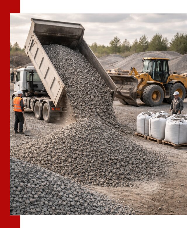 Бетонный щебень фракция 5–20 с доставкой в Кузнецке