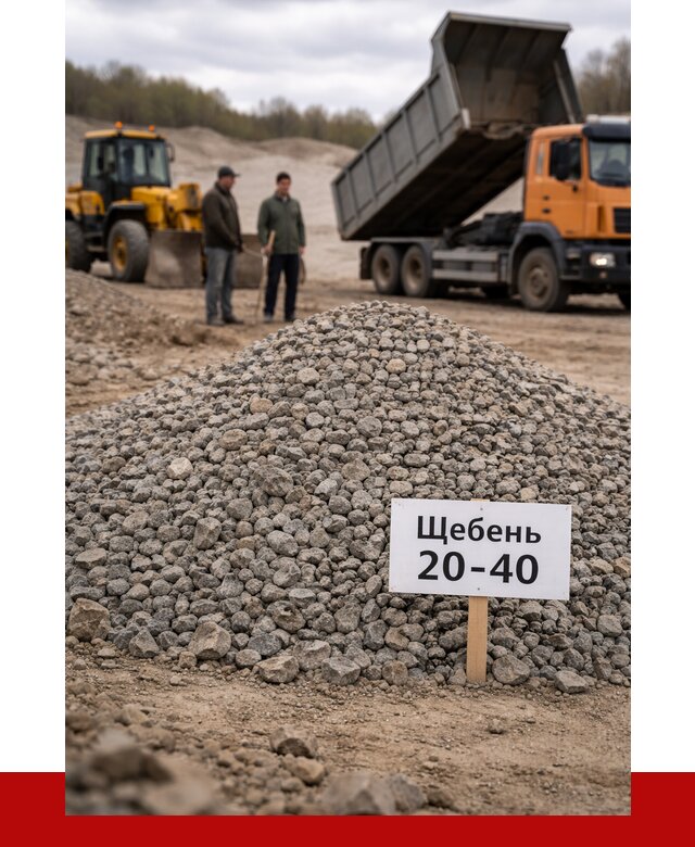 Бетонный щебень фракция 20-40 в Кузнецке от 2554 р. | ПРОНЕРУДКнц