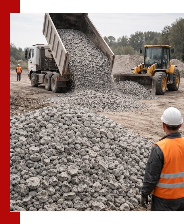 Доставка бетонного щебня фракции 20-40 в Кузнецке