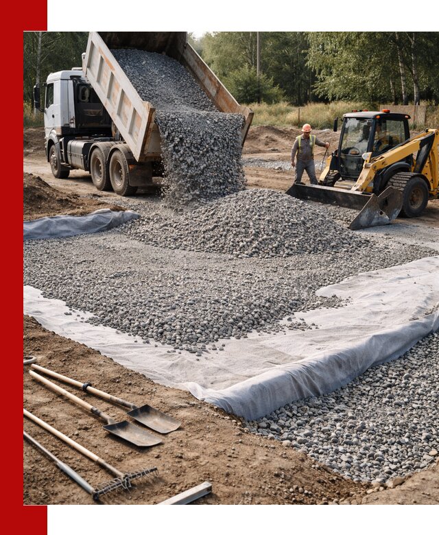 Щебень для фундамента с доставкой в Кузнецке