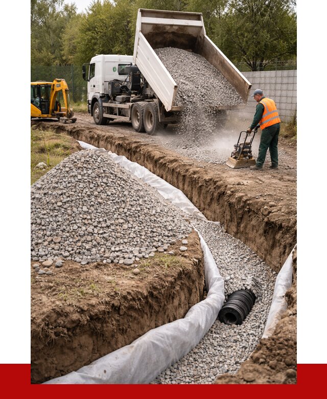 Щебень для дренажа в Кузнецке от 1928 р., ПРОНЕРУДКнц доставка