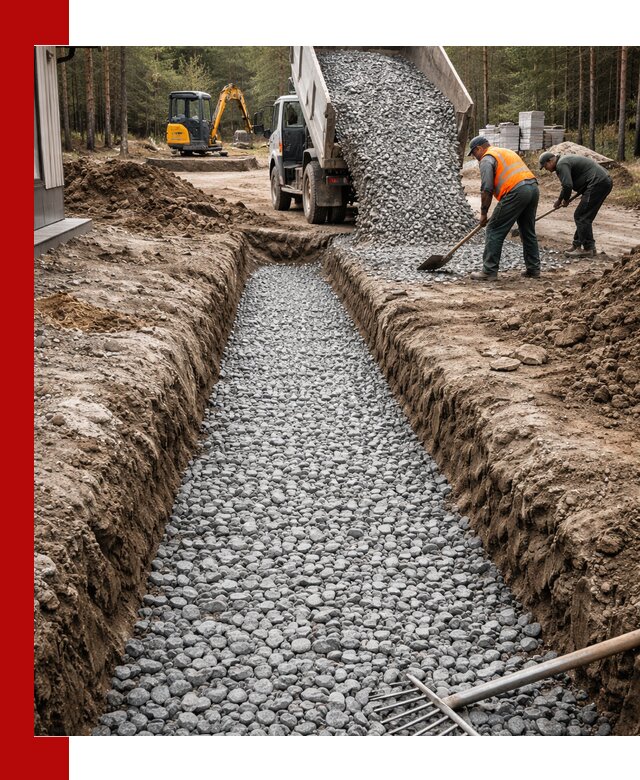 Щебень для дренажа с доставкой в Кузнецке высокого качества