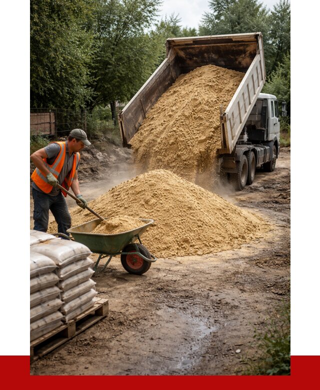 Купить песок с доставкой в Кузнецке от 1876 р. | ПРОНЕРУДКнц