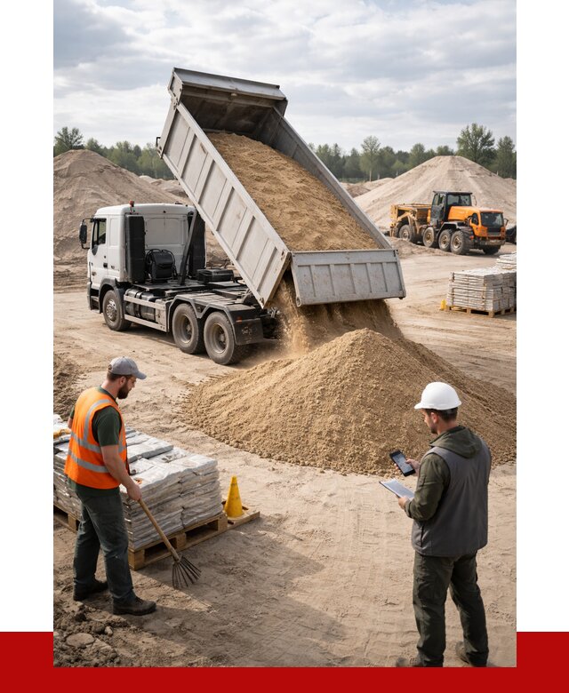 Карьерный песок с доставкой в Кузнецке от 3753 р. ПРОНЕРУДКнц