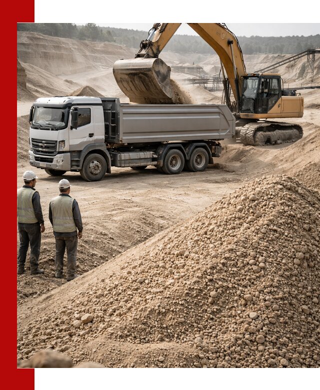 Карьерный крупнозернистый песок с доставкой в Кузнецке