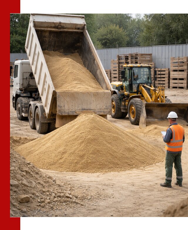 Доставка карьерного мелкозернистого песка в Кузнецке