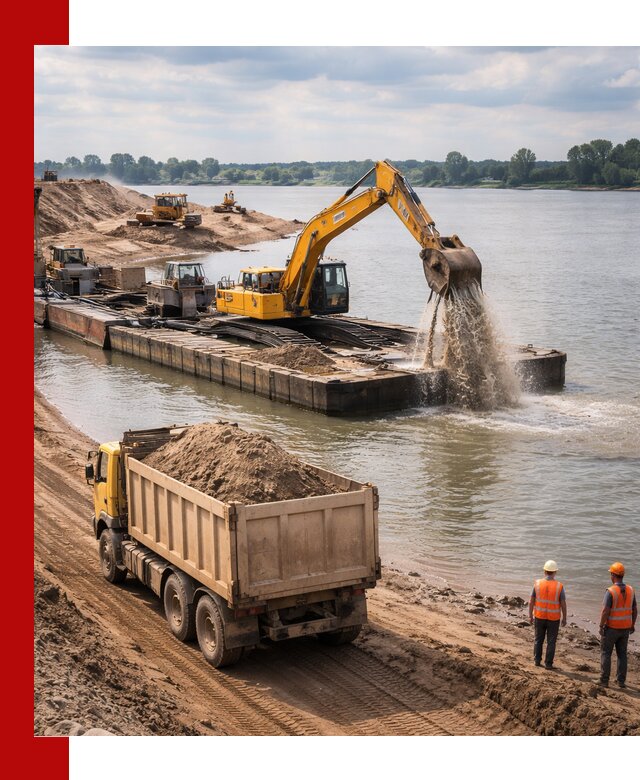 Намывной песок с доставкой в Кузнецке оптом и в розницу