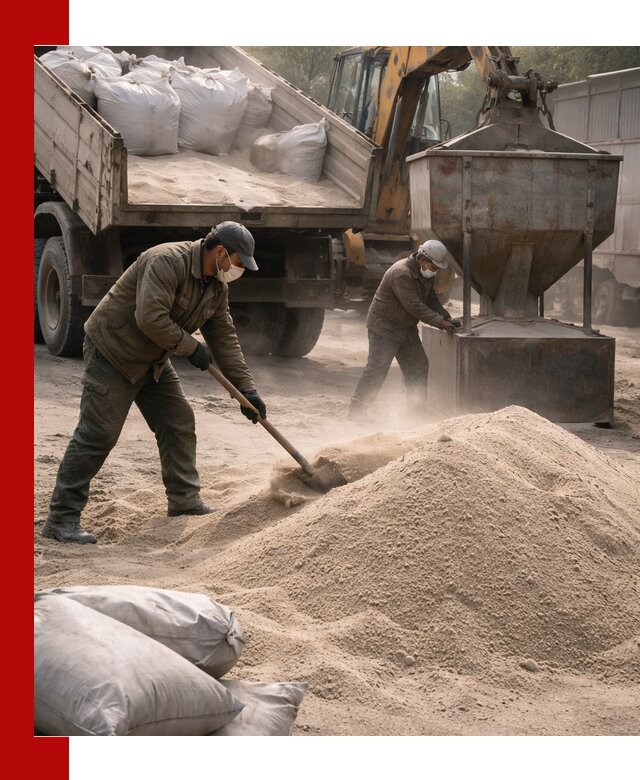 Кварцевый песок для пескоструя в Кузнецке — доставка и качество