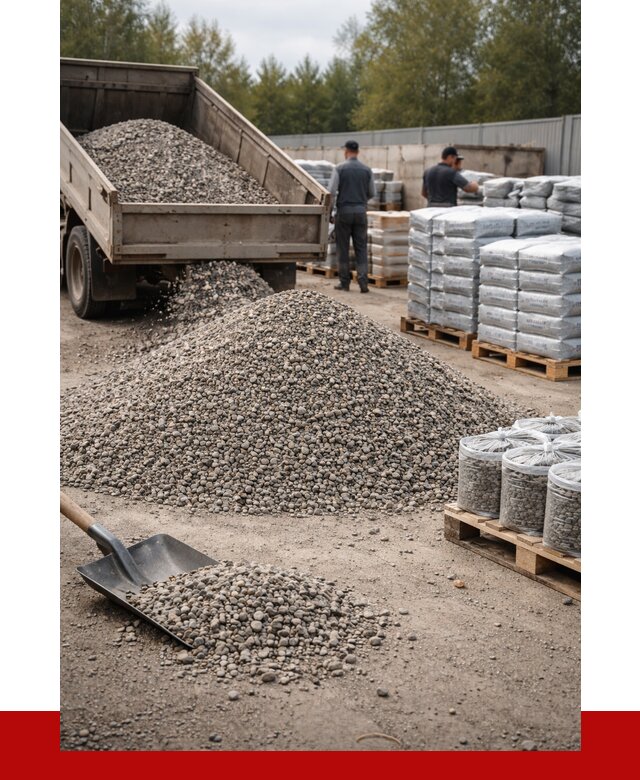 Гравий фракция 5-20 в Кузнецке купить от 2398 р. ПРОНЕРУДКнц