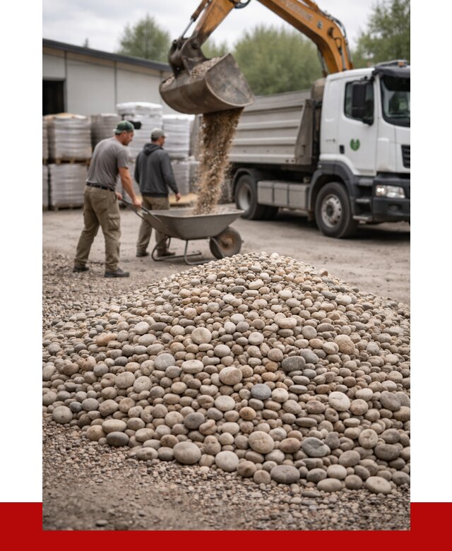 Галька декоративная в Кузнецке от 3336 р. за куб | ПРОНЕРУДКнц