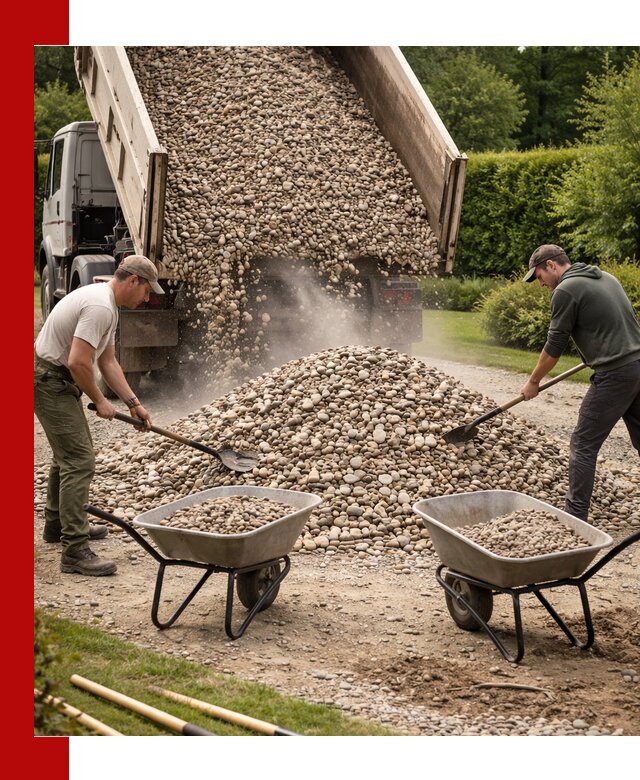 Доставка и продажа декоративной гальки в Кузнецке