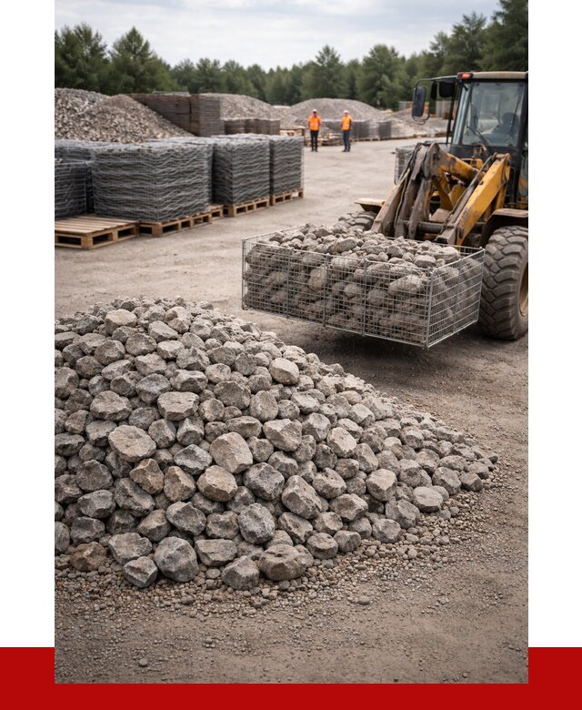 Камень для габионов фракция 70-150 в Кузнецке от 4378 р. | ПРОНЕРУДКнц