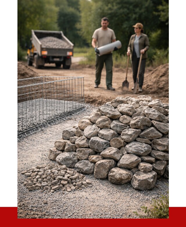 Камень для габионов фракция 100-200 в Кузнецке от 5004 р. | ПРОНЕРУДКнц