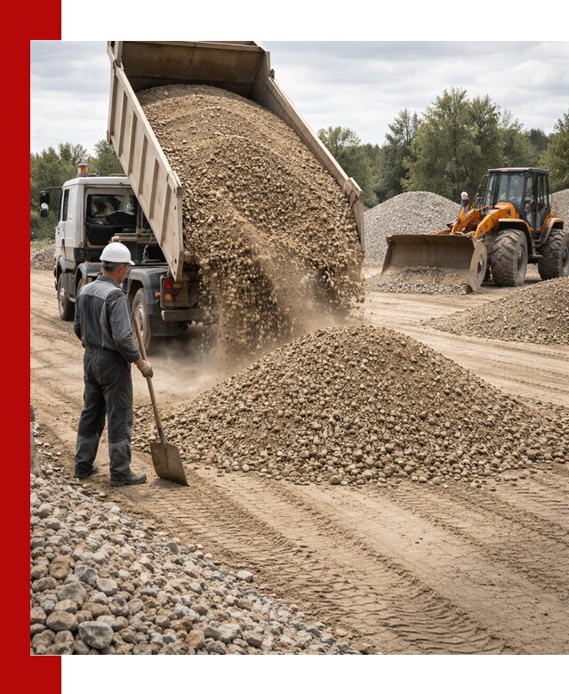 Доставка щпс С3 в Кузнецке самосвалами и бортовыми грузовиками