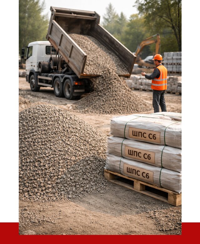 ЩПС С6 в Кузнецке с доставкой от 2293 р. за куб | ПРОНЕРУДКнц