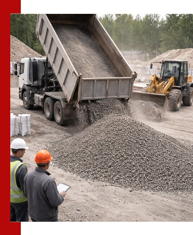 Доставка и продажа гранитного отсева 0-10 в Кузнецке