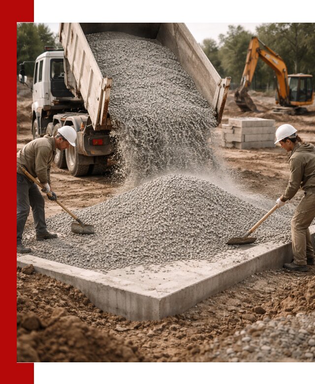 Доставка и продажа отсева для бетона в Кузнецке