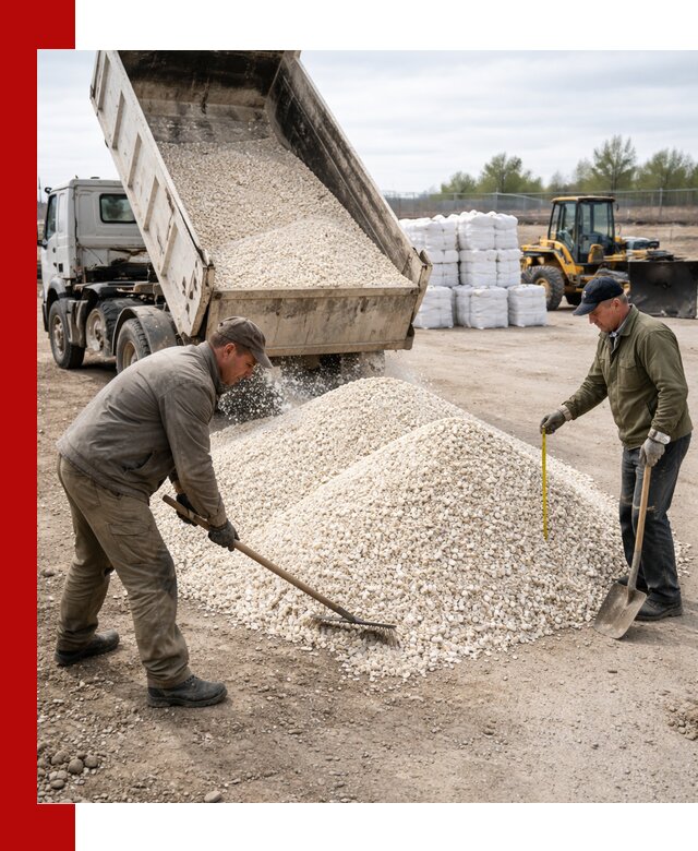 Мраморная крошка с доставкой и разгрузкой в Кузнецке
