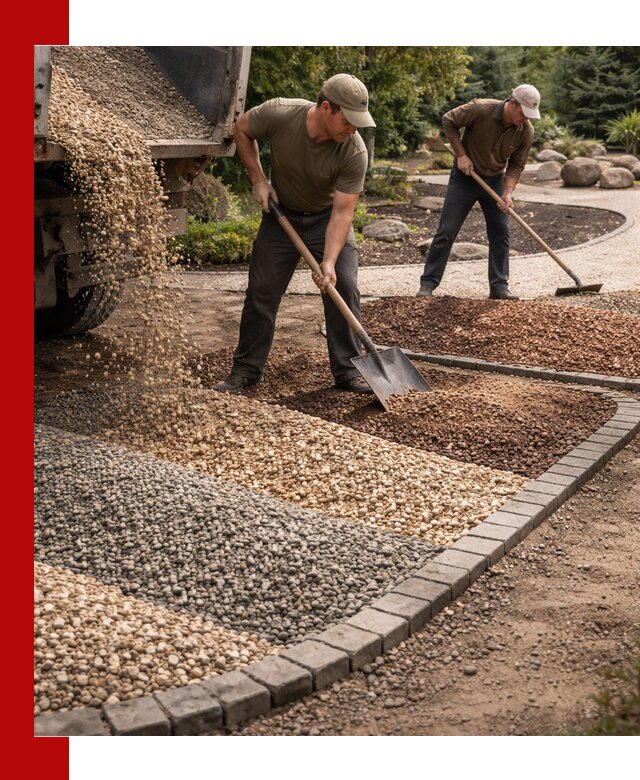 Декоративная крошка для ландшафта в Кузнецке — продажа и доставка