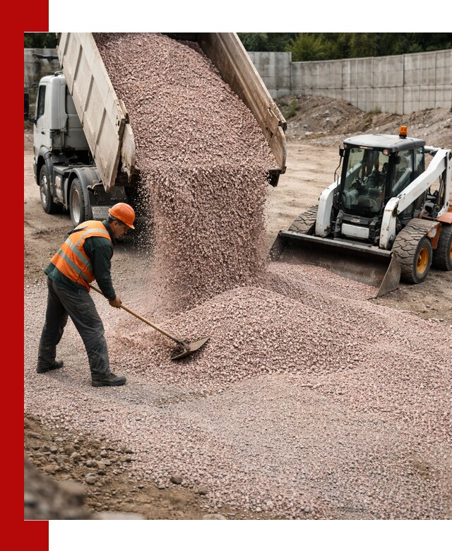 Крошка розовый гранит с доставкой в Кузнецке от производителя