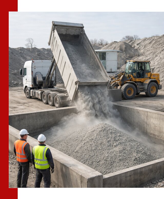 Доставка цемента навалом в Кузнецке крупными партиями