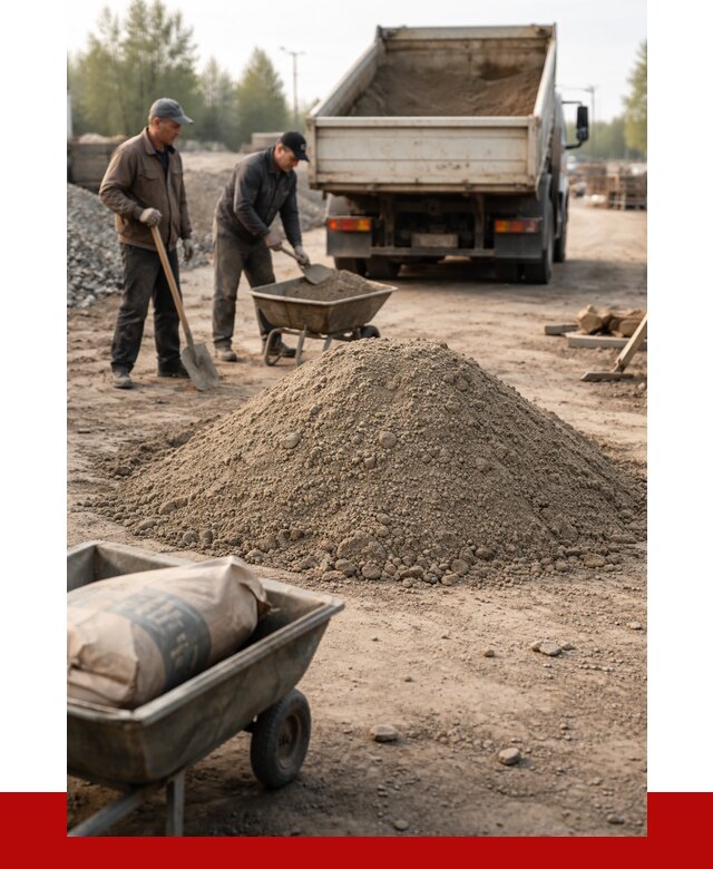 Цементно-песчаная смесь М150 в Кузнецке от 4899 р. | ПРОНЕРУДКнц