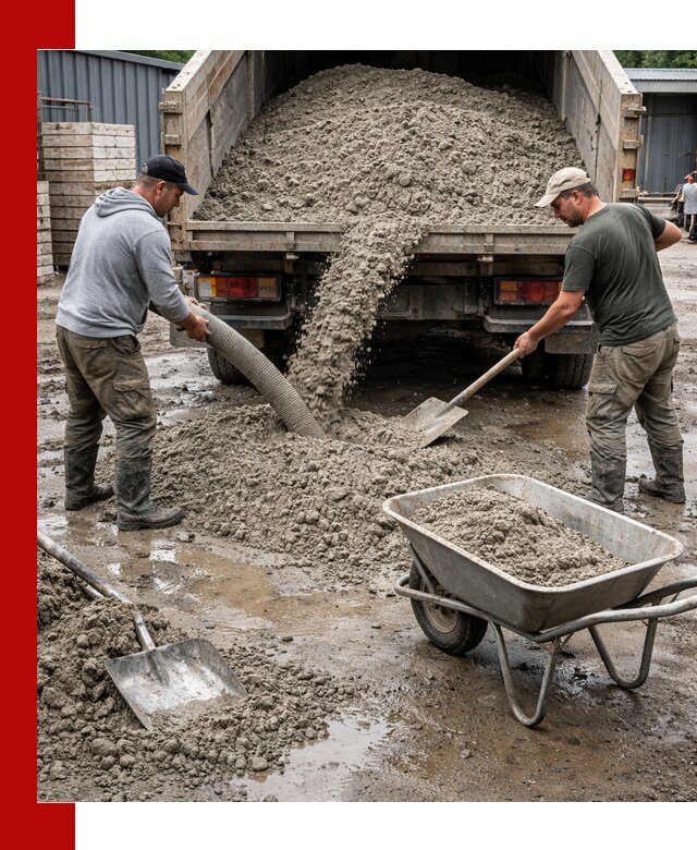 Цементно-песчаная смесь М150 доставка в Кузнецке