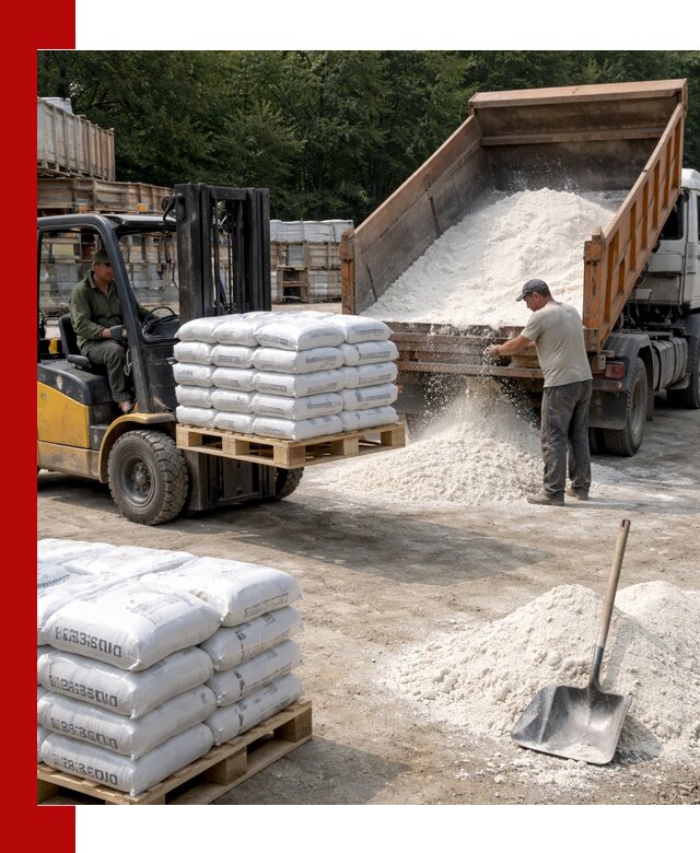 Доставка строительной извести оптом и в розницу в Кузнецке