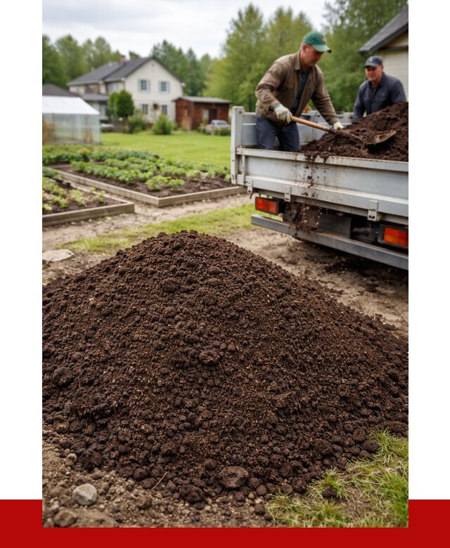 Плодородный грунт в Кузнецке с доставкой от 4378 р. | ПРОНЕРУДКнц