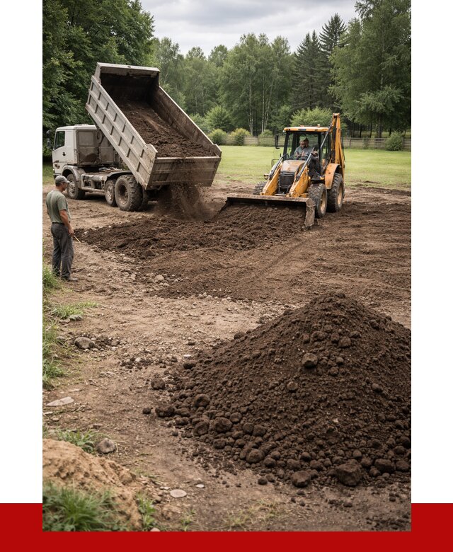 Грунт для выравнивания участка в Кузнецке от 1251 р. | ПРОНЕРУДКнц