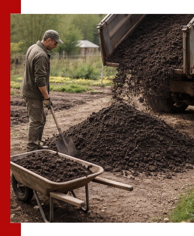 Доставка качественной земли для огорода в Кузнецке