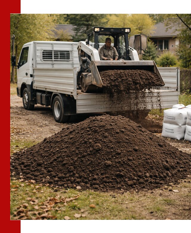 Доставка садовой земли в больших объёмах в Кузнецке