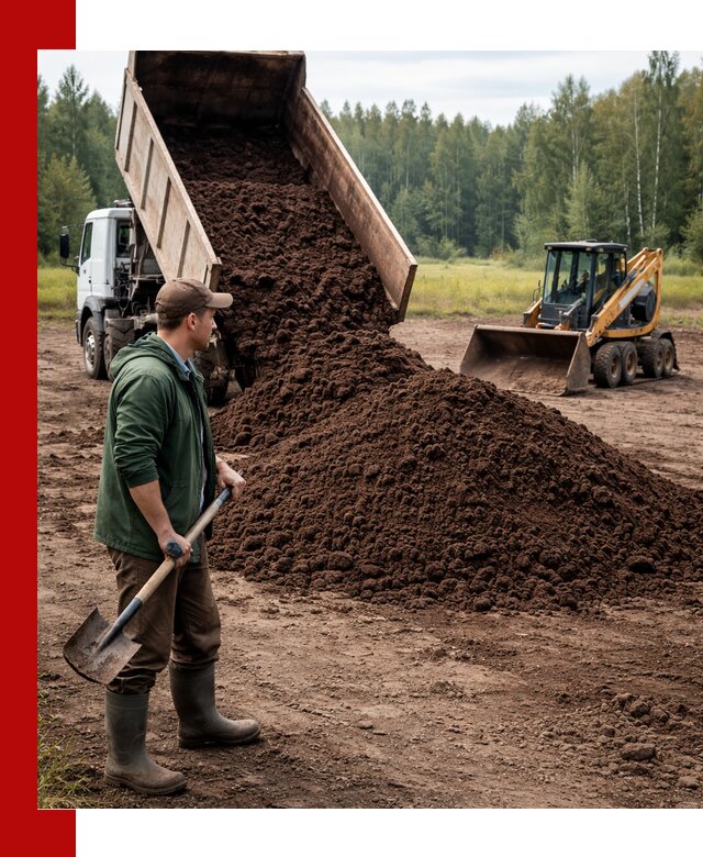 Купить верховой торф с доставкой в Кузнецке для садоводства и растений