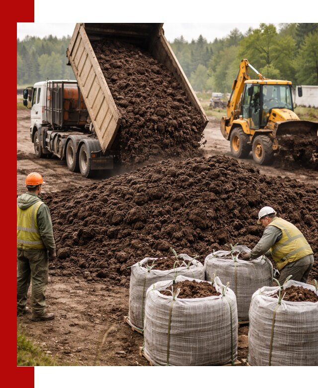 Доставка нейтрального торфа в Кузнецке оптом и в розницу