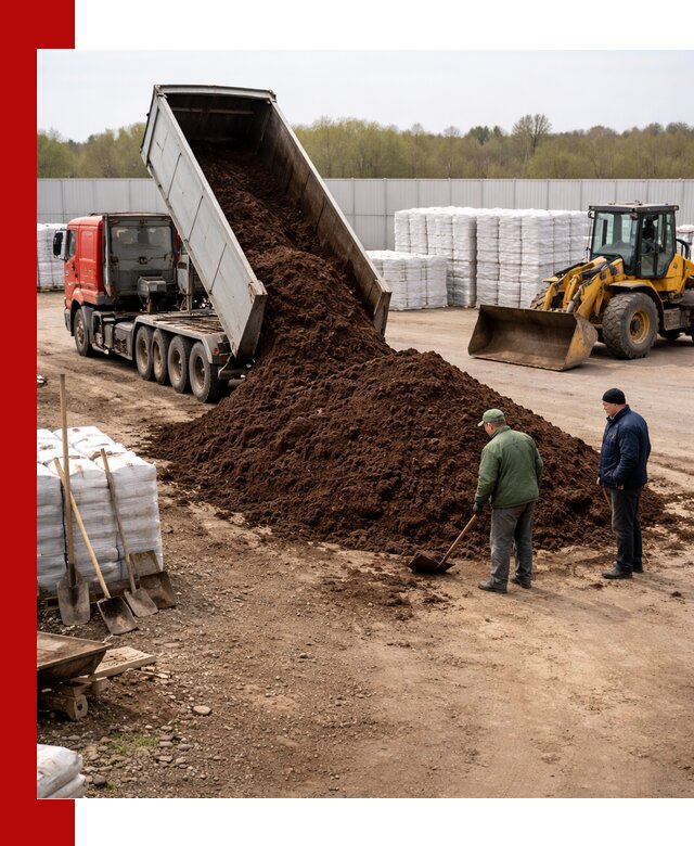 Доставка торфяных смесей оптом и в розницу в Кузнецке