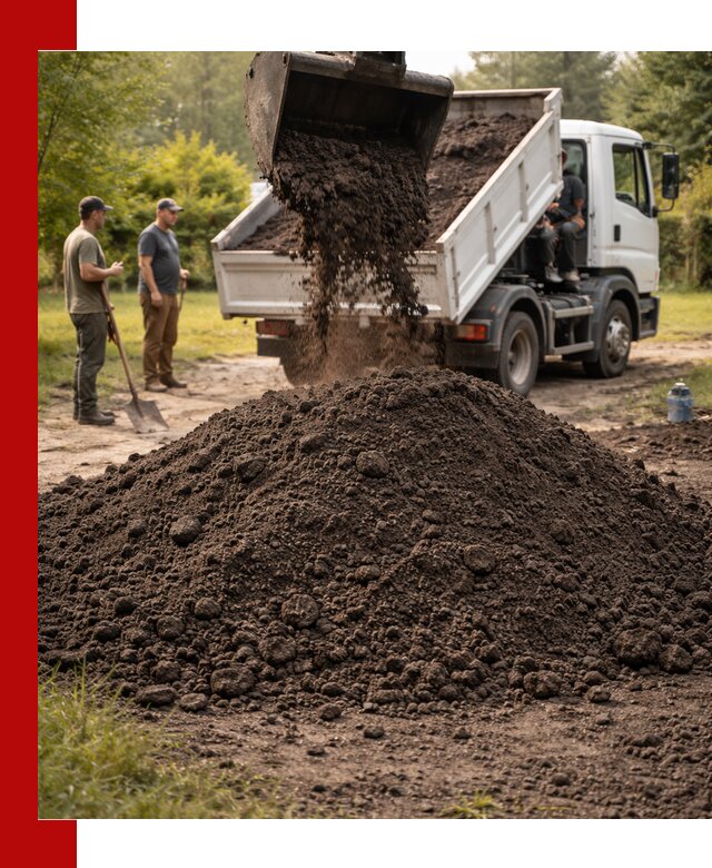 Доставка и продажа чернозема в Кузнецке оптом и в розницу