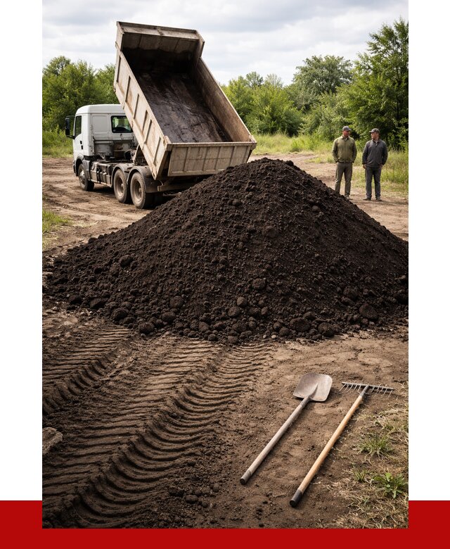 Купить чернозем навалом в Кузнецке от 1251 р. за куб | ПРОНЕРУДКнц